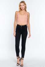 Load image into Gallery viewer, V-neck Side Ruched Sweater Top
