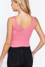 Load image into Gallery viewer, V-neck Side Ruched Sweater Top
