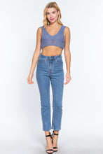 Load image into Gallery viewer, Textured Crop Sweater Tank Top
