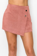 Load image into Gallery viewer, Button-accented Asymmetrical Mini Skort
