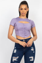 Load image into Gallery viewer, Front Cutout Ruching Top

