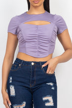 Load image into Gallery viewer, Front Cutout Ruching Top
