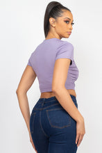 Load image into Gallery viewer, Front Cutout Ruching Top
