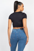 Load image into Gallery viewer, Front Cutout Ruching Top
