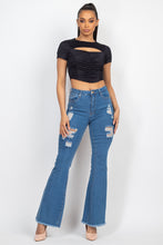 Load image into Gallery viewer, Front Cutout Ruching Top
