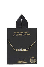 Load image into Gallery viewer, Gold Rhodium Dipped Pendant bracelet

