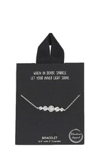 Load image into Gallery viewer, Gold Rhodium Dipped Pendant bracelet

