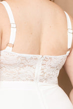 Load image into Gallery viewer, Lace Bust Plus Size Jumpsuit
