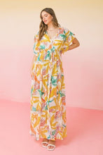 Load image into Gallery viewer, A Printed Woven Maxi Cover Up
