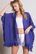 Load image into Gallery viewer, Lightweight Sheer Shawl Cardigan
