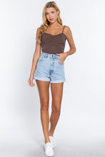 Load image into Gallery viewer, Twisted Cami Bodysuit W/bra Cup
