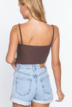 Load image into Gallery viewer, Twisted Cami Bodysuit W/bra Cup

