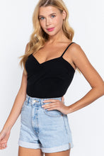 Load image into Gallery viewer, Twisted Cami Bodysuit W/bra Cup
