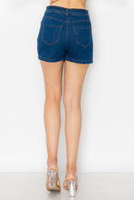 Load image into Gallery viewer, High Rise Buttoned Denim Skorts
