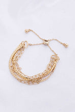 Load image into Gallery viewer, Flat Snake Chain Oval Link Slide Metal Bracelet
