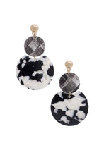Load image into Gallery viewer, Acetate Round Dangle Earring
