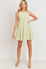 Load image into Gallery viewer, Roundneck Sleeveless Dotted Swiss Dress
