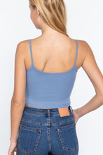 Load image into Gallery viewer, Round Neck W/removable Bra Cup Cotton Spandex Bra Top
