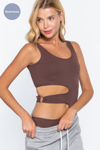 Load image into Gallery viewer, Suave Cut-out Seamless Bodysuit
