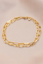 Load image into Gallery viewer, Oval Link Layered Bracelet
