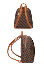 Load image into Gallery viewer, Curved Monogram Zipper Backpack
