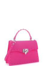 Load image into Gallery viewer, Smooth Jelly Stud Buckle Crossbody Bag
