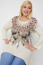Load image into Gallery viewer, Sublimation Print Tunic Top
