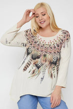 Load image into Gallery viewer, Sublimation Print Tunic Top
