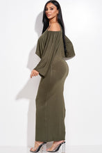 Load image into Gallery viewer, Solid Rayon Spandex Midi Length Tank Dress And Slouchy Cape Top Two Piece Set
