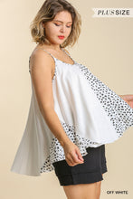 Load image into Gallery viewer, Linen Blend Mixed Animal Print Adjustable Spaghetti Strap Top
