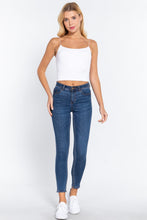 Load image into Gallery viewer, Elastic Strap Two Ply Dty Brushed Knit Cami Top

