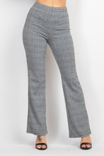 Load image into Gallery viewer, Plaid Cut-out Long Sleeve Top &amp; Pants Set
