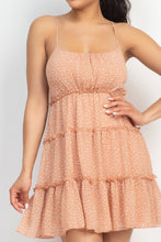 Load image into Gallery viewer, Ditsy Floral Tiered Ruffle Dress
