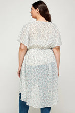 Load image into Gallery viewer, Plus Size, Ditsy Floral Print Cardigan
