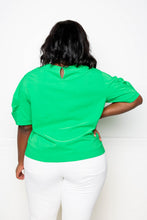 Load image into Gallery viewer, Ruched Puff Sleeve Blouse Top

