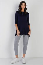 Load image into Gallery viewer, Solid Textured And Button Detail Ruffle Cami Top With Elastic Waist And Drawstring
