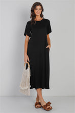 Load image into Gallery viewer, Short Sleeve Midi Dress
