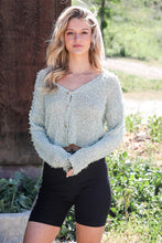 Load image into Gallery viewer, Boho Textured Knit Long Sleeve Cardigan Top
