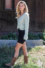 Load image into Gallery viewer, Boho Textured Knit Long Sleeve Cardigan Top
