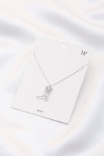 Load image into Gallery viewer, Boot Pendant Necklace
