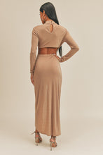 Load image into Gallery viewer, Pecan Brown Open Front Dress
