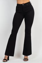 Load image into Gallery viewer, Frayed Bell Bottom Colored Denim Jeans

