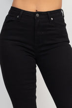 Load image into Gallery viewer, Frayed Bell Bottom Colored Denim Jeans
