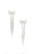 Load image into Gallery viewer, Bow Rhinestone Dangle Earring
