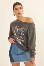 Load image into Gallery viewer, A Garment Dyed French Terry Graphic Sweatshirt

