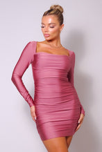 Load image into Gallery viewer, Sweetheart Pleated Front Sexy Mini Dress
