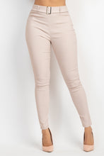Load image into Gallery viewer, Plaid Houndstooth Cami Crop Top &amp; Belted Pants Set
