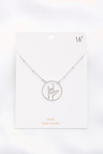 Load image into Gallery viewer, Open Peace Hand Sign Necklace
