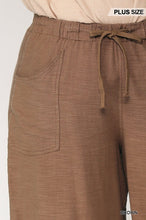 Load image into Gallery viewer, Frayed Wide Leg Pants With Pockets
