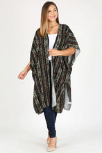 Load image into Gallery viewer, Rayon Dobby Print Long Kimono
